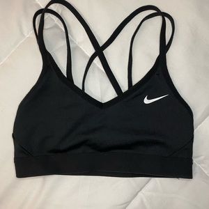 nike sports bra black